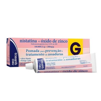 Kit 10 Nistatina Óxido De Zinco 60g – Assadura