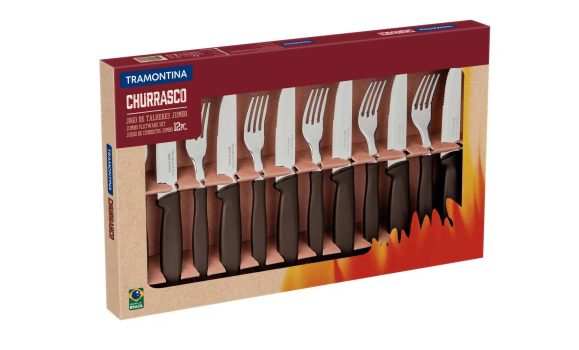 Kit Churrasco Tramontina Plenus Jumbo – 12 Peças