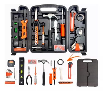 Kit Jogo De Ferramentas 165 Peças Multiuso Com Maleta