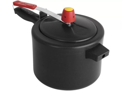 Panela de Pressão Eirilar Antiaderente 7L Preto – Eiriflon