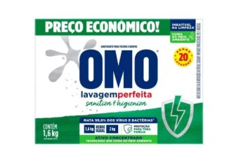 Omo Lavagem Perfeita – Sanitizante em Pó, 1.6kg