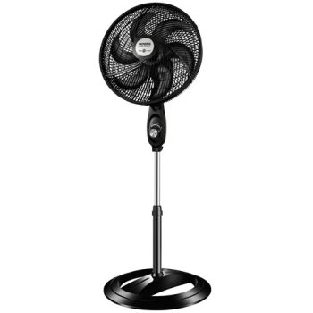 Ventilador de Coluna Mondial 40cm V-75C-6P Super Power 6 Pás 3 Velocidades 140W – Preto – 220V
