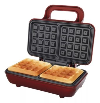 Waffle Maker Retrô Pwm01v Vermelho Com Prata Philco 220v