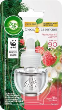 Refil para Difusor Elétrico Bom Ar Lirio Framboesa e Jasmim Refil 16ml