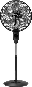 Ventilador Mallory Coluna Chronos Preto – Grafite com controle remoto 40 cm 220V