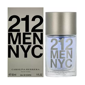 Perfume Masculino 212 Men NYC Carolina Herrera Eau de Toilette 30ml