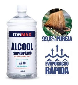 Álcool Isopropilico 99,8% 1 Lt Limpeza De Placa E Eletrônico