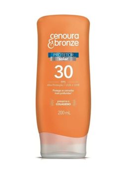 Protetor Solar Fps30 200ml, Cenoura e Bronze