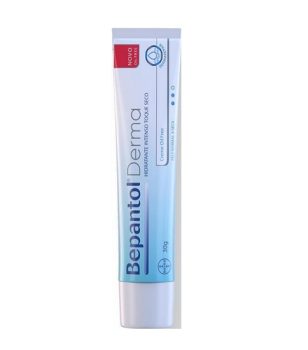 Bepantol Derma Hidratante Facial, Hidratante Corporal, Creme Hidratante para Rosto e Corpo para Pele Normal e Pele Seca, Bepantol Derma Toque Seco 30g