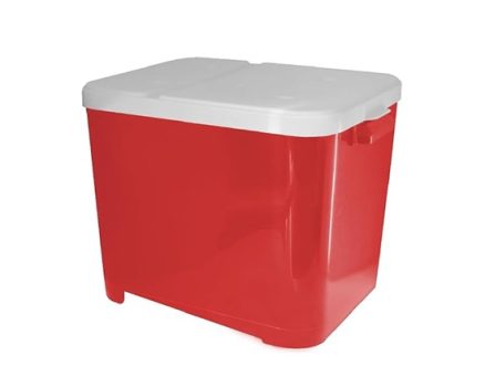 Porta Ração Vermelho para 15 kgs – Furacão Pet