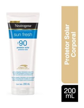 Neutrogena Sun Fresh Protetor Solar Corporal FPS 90, 200ml