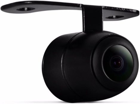 Câmera de Ré Colorida Automotiva Borboleta Preta