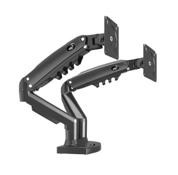 Suporte Multiarticulado de Mesa com Pistão a Gás para 2 Monitores de 17” a 35” + 2 Cabos HDMI de 2,5m + Cabo USB Y 2.0 – F196HDMI-U ELG