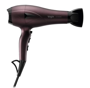Secador de Cabelos Super Íon Pro Elgin Profissional 2000W Cabo 2,8 metros giratório 360° 127V