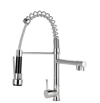 Torneira Para Cozinha, Misturador Monocomando, Gourmet, Com Duas Opções De Jato, Material Cromado Resistente