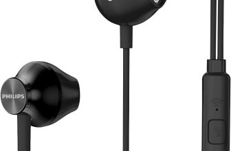 Fone de Ouvido Philips com Microfone – Preto