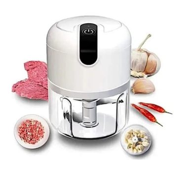 Mini Processador De Alimentos 3 Lâminas Elétrico Bivolt Usb ( Cores variadas)