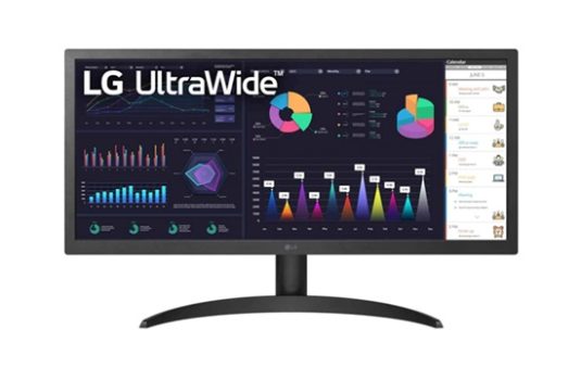 MONITOR LG ULTRAWIDE 26″ IPS FULL HD 21:9 (2560 X 1080) HDR10 AMD FREESYNC 1MS (MBR) 75HZ – 26WQ500-B.AWZM – LG