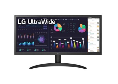MONITOR LG ULTRAWIDE 26″ IPS FULL HD 21:9 (2560 X 1080) HDR10 AMD FREESYNC 1MS (MBR) 75HZ – 26WQ500-B.AWZM – LG