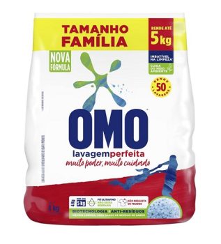 OMO Lava-Roupas Pó Lavagem Perfeita Pacote Família – 4 kg
