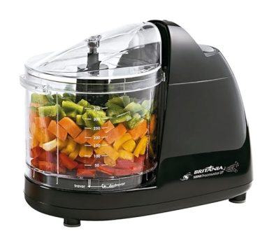 Mini processador, 2p, 160W, Preto, 127v, Britânia