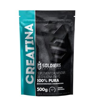 Creatina Monohidratada 500g – 100% Pura Importada – Soldiers Nutrition