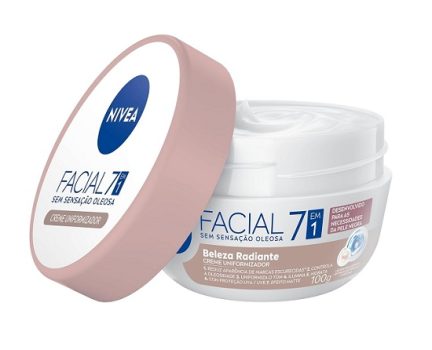 NIVEA Hidratante Facial Beleza Radiante 7 em 1 100g