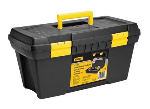STANLEY Caixa Plástica de Ferramentas Simples sem Organizador 19 3/8 Pol 19301A