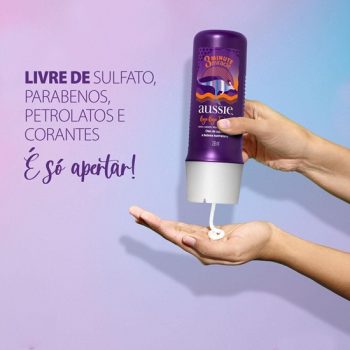Creme de Tratamento Aussie 3 Minutos Bye Bye Frizz 236ml