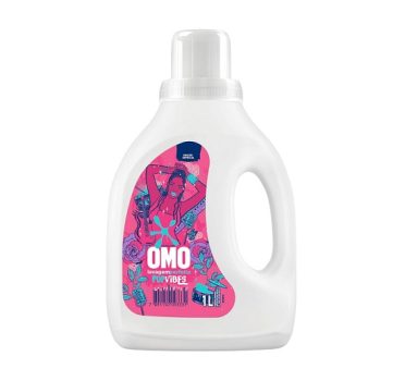 Lava Roupa Líquido explosão de perfume OMO Pop Vibes lavanderia sensorial 1 L