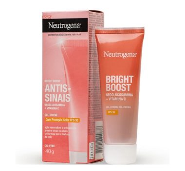 Neutrogena Gel Creme Facial Antissinais Bright Boost FPS 30, 40g