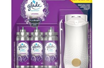 Glade Aromatizador de Ambiente Toque de Frescor Aparelho + 3 refis Lavanda com 12ml cada