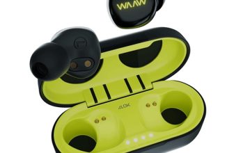 WAAW by ALOK Fone de Ouvido Bluetooth Intra-Auricular Sem Fio, Com Microfone e Toque inteligente WAAW MOB 100EB