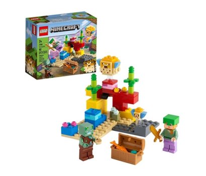 21164 LEGO® Minecraft™ O Recife de Coral, Kit de Construção (92 peças)