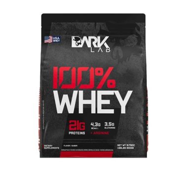 100% Whey Refil Dark Lab | 900g | Serve 30 Porções | Alta Performance | Proteína de Absorção Rápida | (Baunilha)