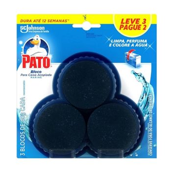 Pato Desodorizador Sanitário Caixa Acoplada Marine 40g Leve 3 Pague 2 unidades