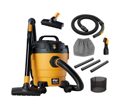 Aspirador de Pó e Líquidos WAP GTW 10 Filtro Lavável 1400W 220 Volts – Capacidade de 10 litros e Mangueira de 1,5 metros