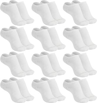 Kit 12 Pares Meias Sapatilha Invisível Esportiva Active Mash Algodão