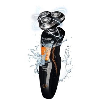 Barbeador Elétrico Mallory Sensitive Derma Care – Bivolt, recarregável, sem fio à prova d’água