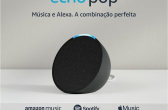 Apresentamos o Echo Pop | Smart speaker compacto com som envolvente e Alexa | Cor Preta