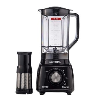 Liquidificador Turbo Power, Mondial, Preto, 550W, 110V – L-99 FB