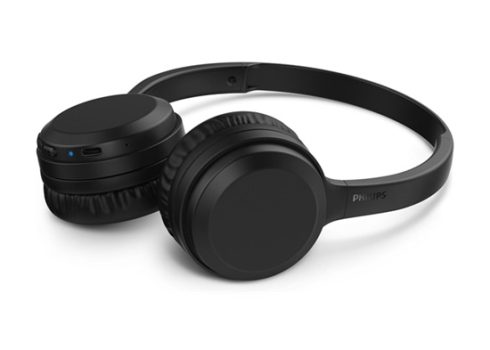 Headphone Philips bluetooth on-ear com microfone e energia para 15 horas na cor preto TAH1108BK/55