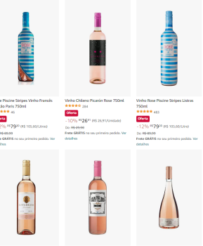 Ofertas em Vinhos Rose
