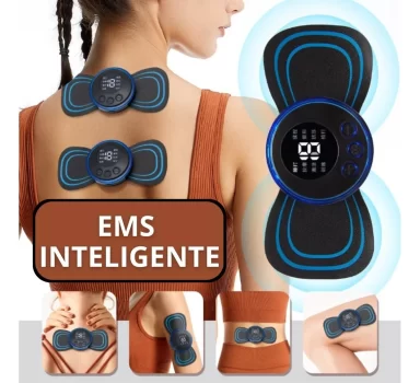 Kit 2 Massageador Portátil Recarregável Dor Pescoço Coluna