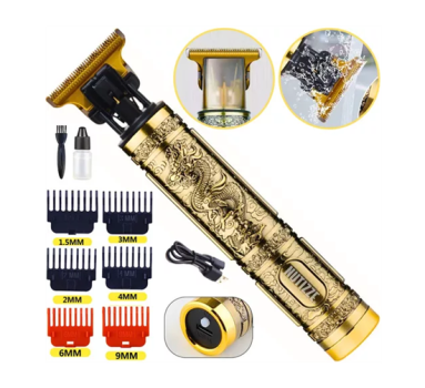 Maquina Acabamento Recarregável Detalhe Cabelo Barba Sem Fio