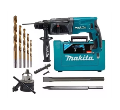 Martelete Combinado Sds Hr2470 800w Makita + Kit Ferramentas