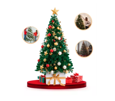 Árvore De Natal Premium Pinheiro Grande 1,80m C/ 628 Galhos