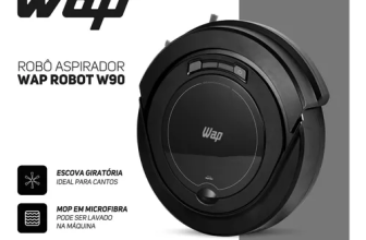 Robô Aspirador Wap Robot W90 3 Modos De Limpeza Fw009026