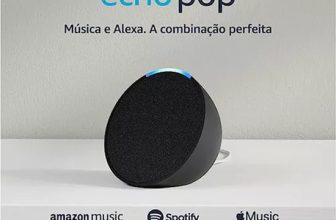 Echo Pop Smart Speaker Amazon Cor Preto