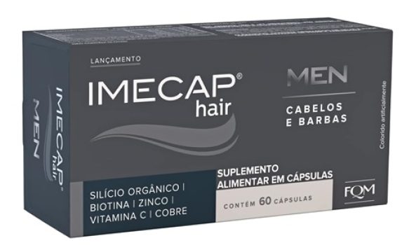 Imecap Hair Men 60 Cápsulas – Vitaminas para Cabelos e Barbas do Homem